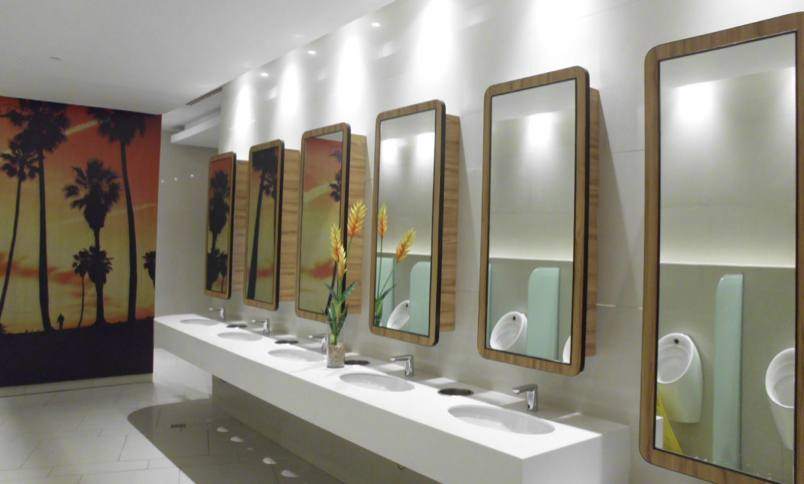 Finished restroom